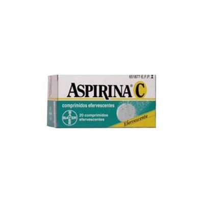ASPIRINA C 400240 MG 20 COMPRIMIDOS EFERVESCENT